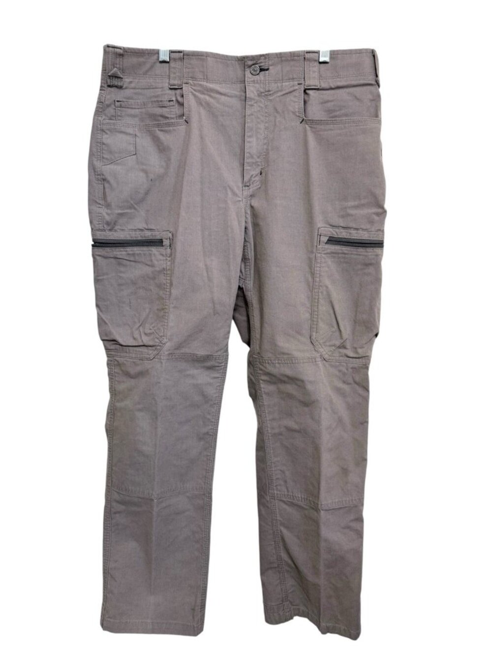 Alaskan Hardgear Men's Gray Cargo Pants Regular Fit Straight Leg Canvas 36x32